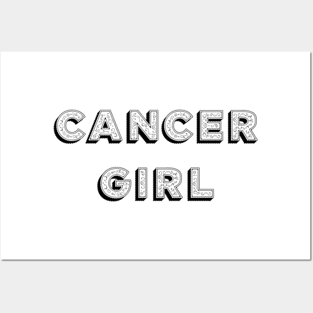 Cancer Girl Wall Art by Sloop